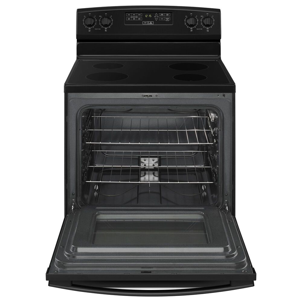 Amana Amana 4.8 Cu. Ft. 30&quot; Smoothtop Electric Range with Extra-Large Oven Window in Black, , large