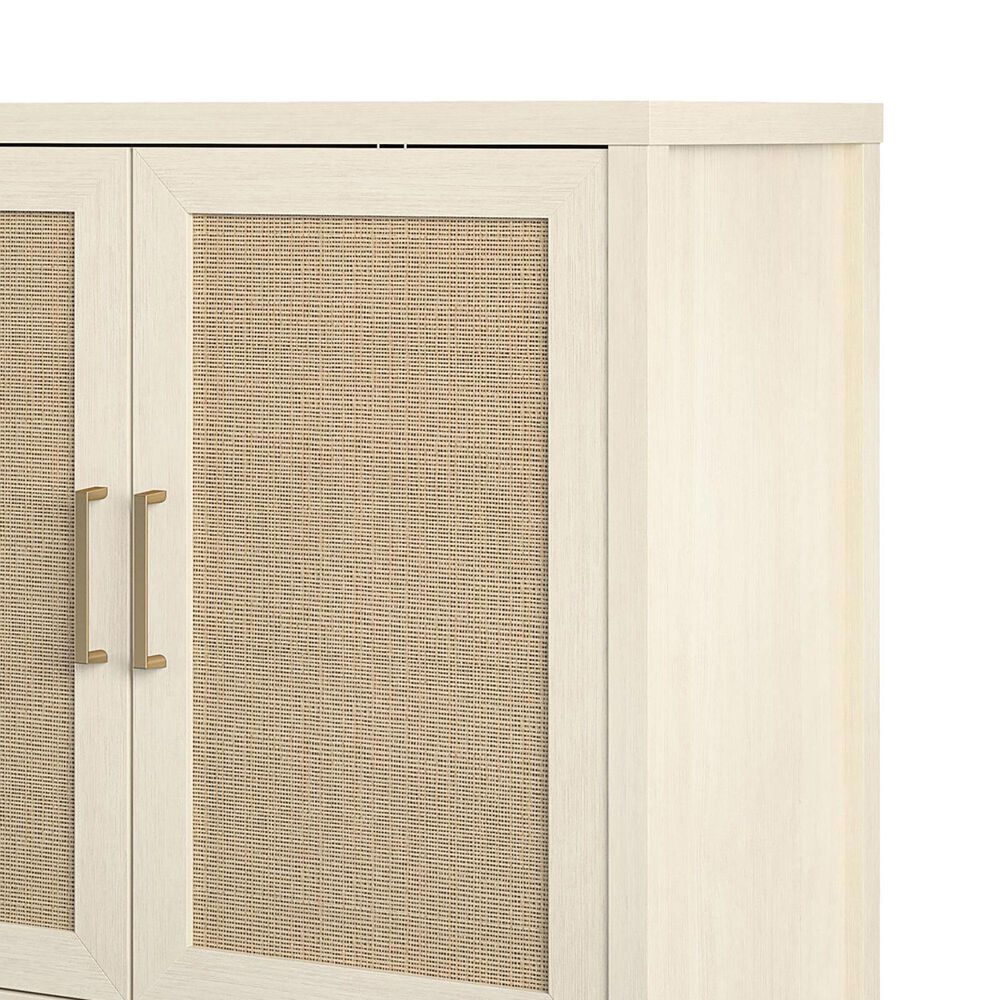 DHP Lystra 2-Door Storage Cabinet in Ivory Oak, , large