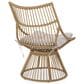 Hearth and Haven Elaine 2-Piece Patio Chat Set with Beige Cushion in Light Brown, , large