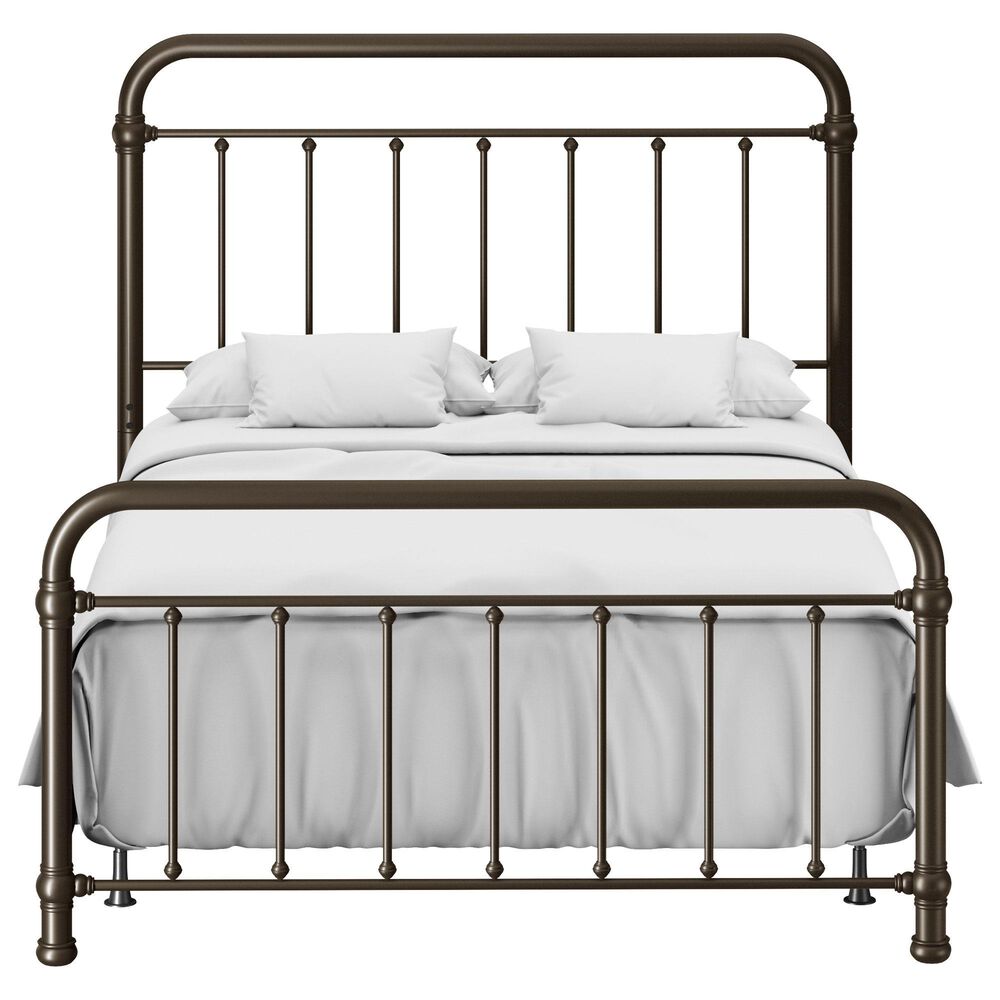 Richlands Furniture Kirkland Queen Slat Metal Bed in Dark Bronze, , large