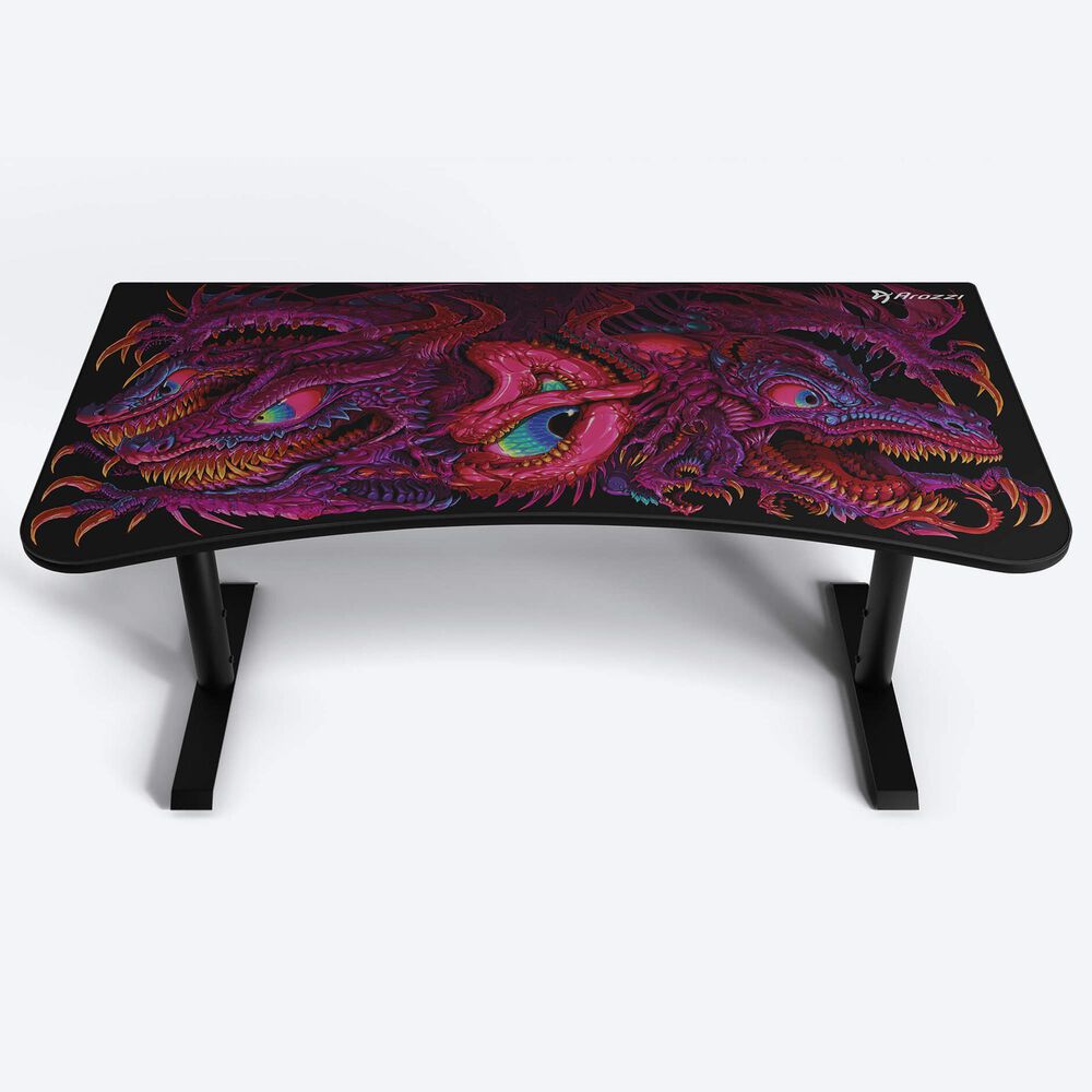 Arozzi Arena Special Edition Crawling Chaos Gaming Desk in Black, , large