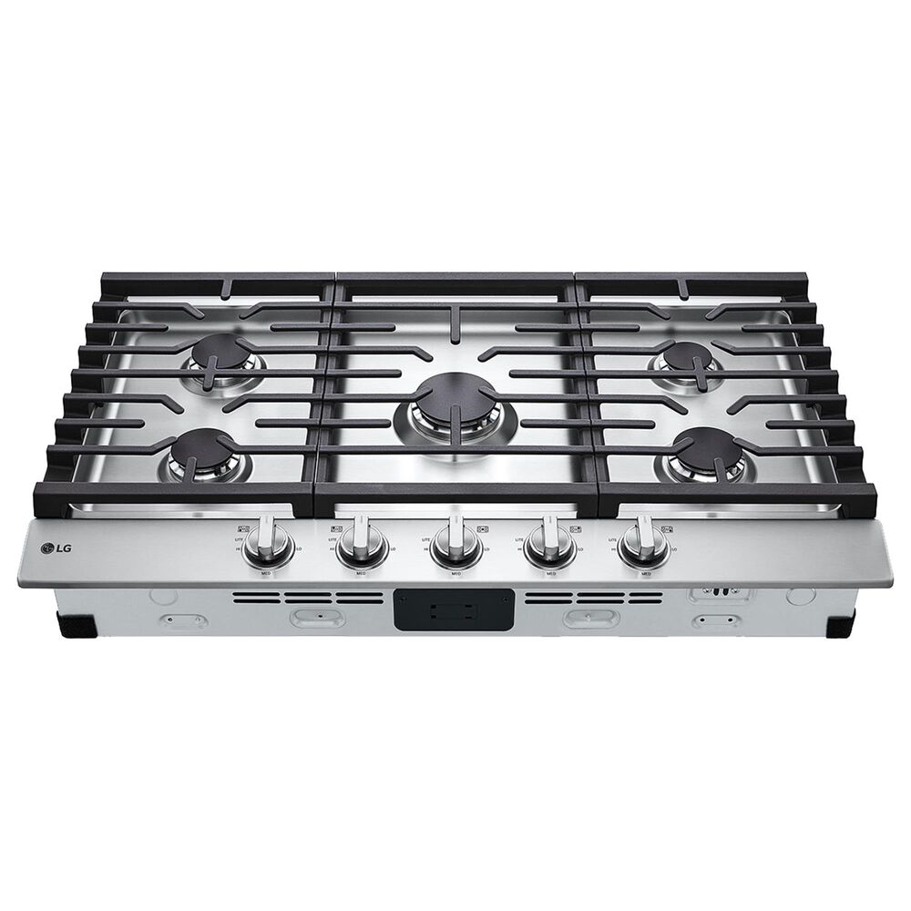 LG 36&quot; Gas Cooktop with Ultraheat 20K BTU Burner In Stainless Steel, , large