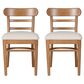 Linon Home Decor Tuttle Side Chair in Brown (Set of 2), , large