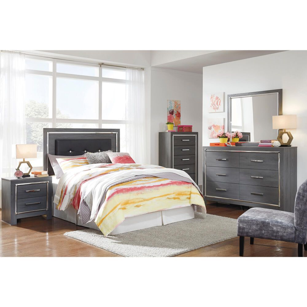 Ashley Lodanna 5-Drawer Chest in Gray, , large
