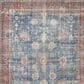 Loloi Loren LQ-01 8"4" x 11"6" Blue and Brick Area Rug, , large