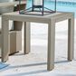 Ashley Kimpton Isle Patio Square End Table in Brown - Table Only, , large