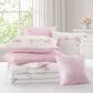 Hampton Park Tiffany 6-Piece Full/Queen Comforter Set in Pink and White, , large