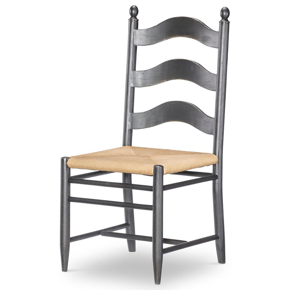 Legacy Classic Furn Direct Shp Vintage Market Dining Side Chair in Kettle Black and Brown, , large