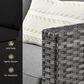 HOMLUX 9-Piece Outdoor Conversation Set in Dark Gray, , large