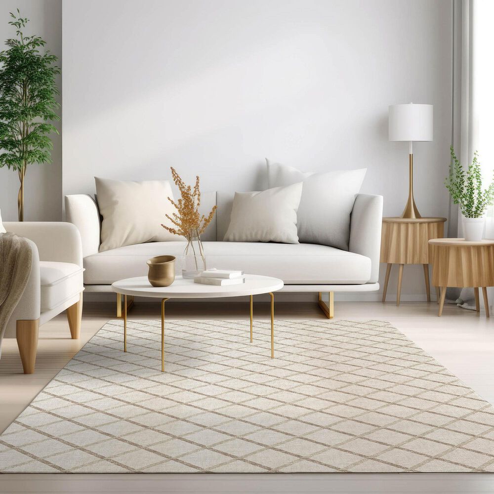 Dalyn Rug Company York 8&#39; x 10&#39; Ivory Indoor/Outdoor Area Rug, , large