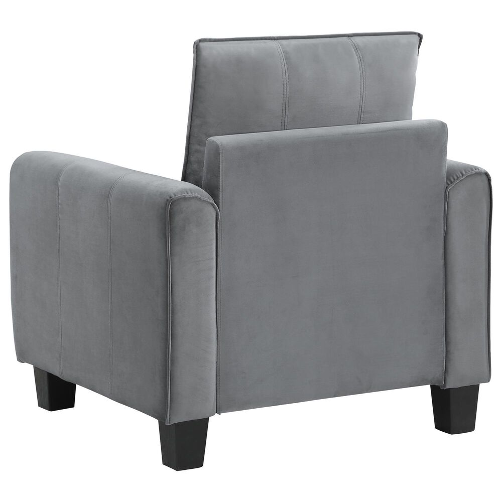 Coaster Davis Accent Arm Chair in Grey, , large