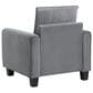 Coaster Davis Accent Arm Chair in Grey, , large