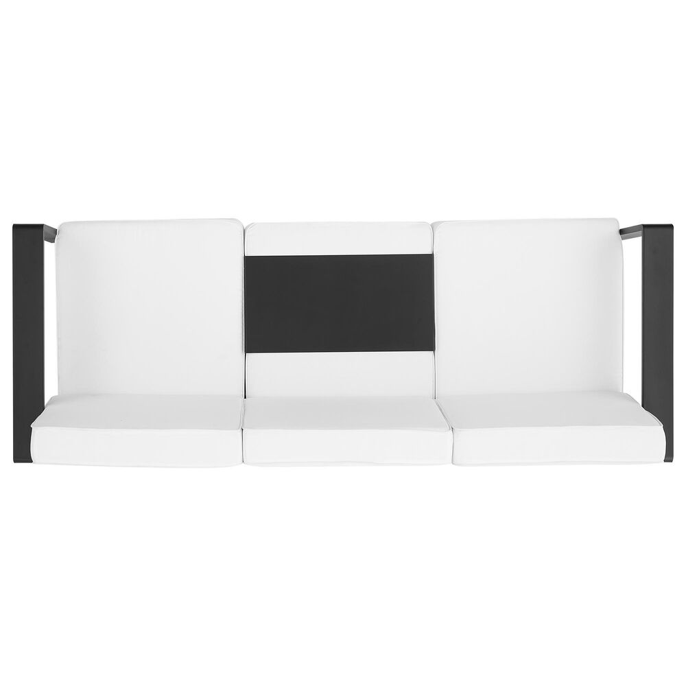 Linon Home Decor Karah 2-Seater Outdoor Sofa in White, , large