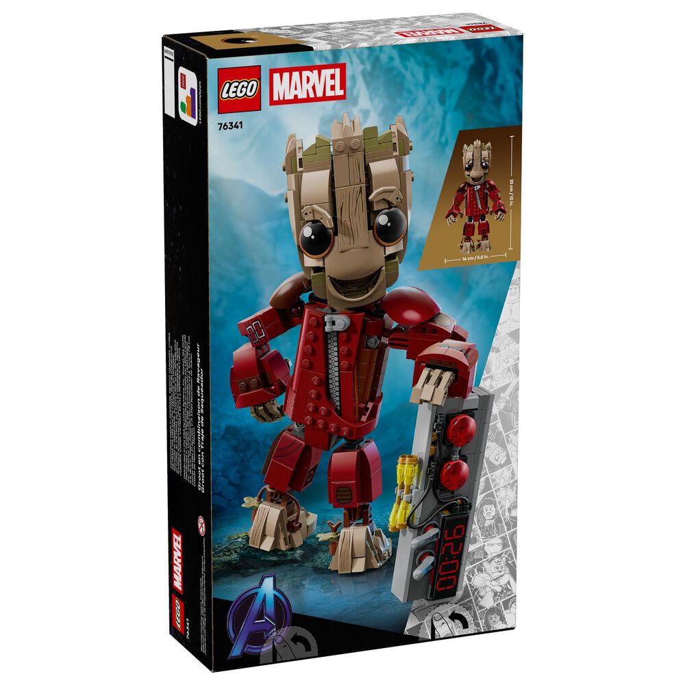 LEGO Marvel Ravager Jumpsuit Groot Building Set, , large