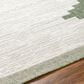 Surya Eagean EAG-2435 Grass Green, Ivory, Dark Green and Seafoam 6"7" Square Indoor/Outdoor Area Rug, , large