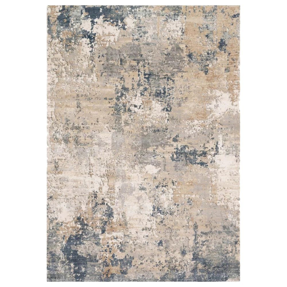 Loloi II Teagan TEA-06 3"4" x 5"7" Sand and Mist Scatter Rug, , large