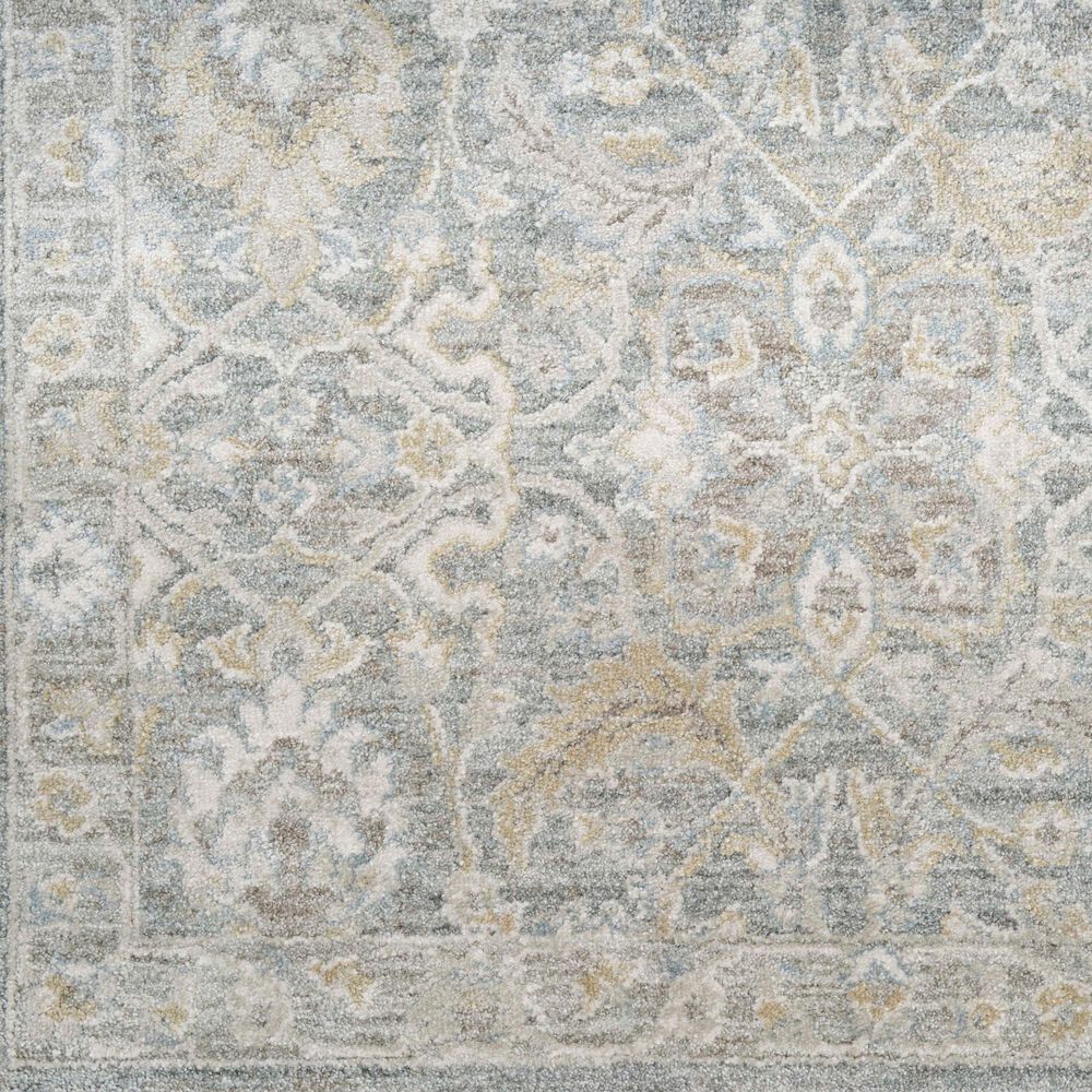 Nourison Envy Classic Blue and Silver 5'3" x 7'10" Area Rug, , large