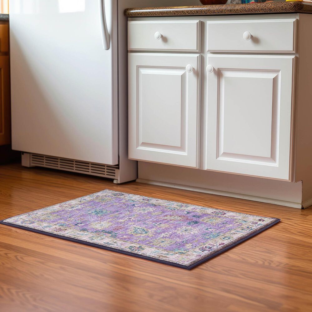 Dalyn Rug Company Hatay HY7 2&#39;6&quot; x 3&#39;10&quot; Purple Area Rug, , large