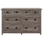 Walker Edison Odette 6-Drawer Dresser in Grey Wash, , large
