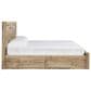 Ashley Hyanna King Storage Bed in Golden, , large