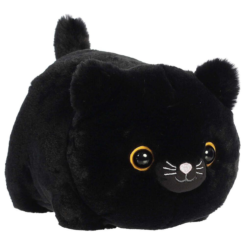 Aurora 10" Bella Black Cat Stuffed Animal in Black, , large