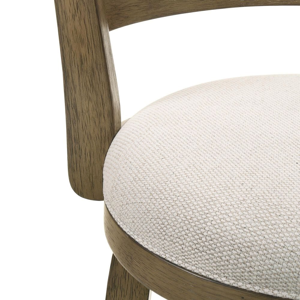 Armen Living Blair 26" Swivel Counter Height Stool in Putty Brown, , large