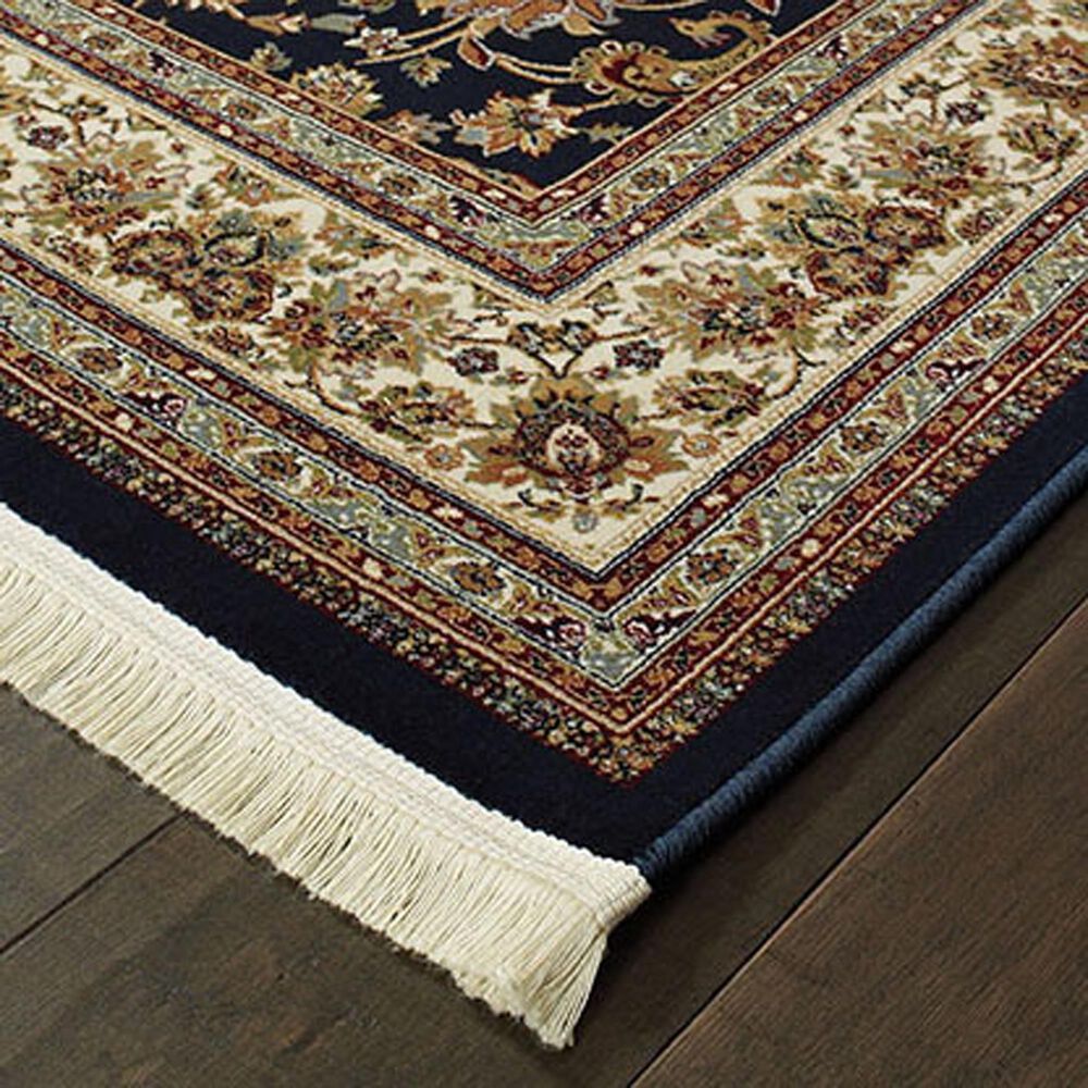 Oriental Weavers Masterpiece 033B 7&#39;10&quot; x 10&#39;10&quot; Navy Area Rug, , large