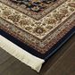 Oriental Weavers Masterpiece 033B 7"10" x 10"10" Navy Area Rug, , large