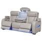 Ashley Boyington Power Reclining Sofa in Gray, , large