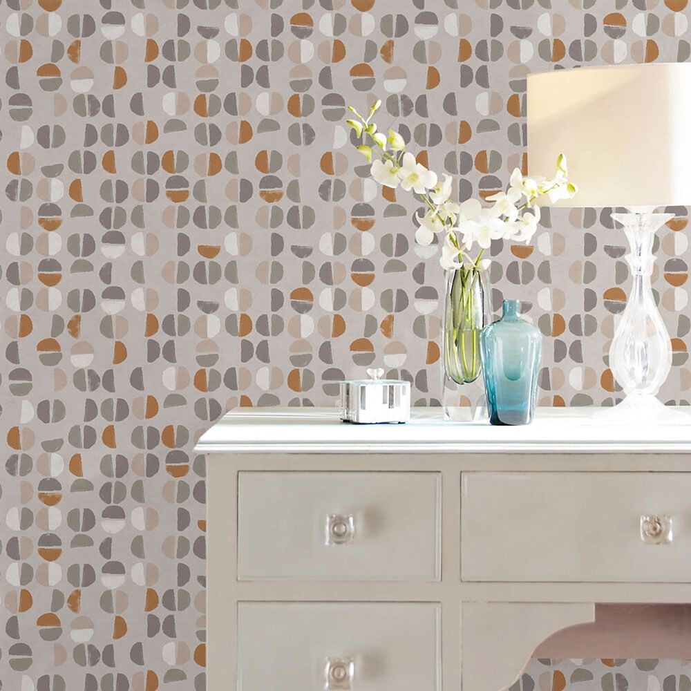 Tempaper Coffee Beans Sienna Peel and Stick Wallpaper, , large