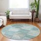 Dalyn Rug Company Ravenna RN10 8" Round Teal Area Rug, , large