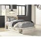 Ashley Cambeck Twin/Full Under Bed Storage in Whitewash, , large