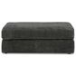 Ashley Karinne Oversized Accent Ottoman in Smoke, , large