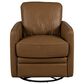 Italiano Furniture Turner Leather Swivel Glider in Camel, , large