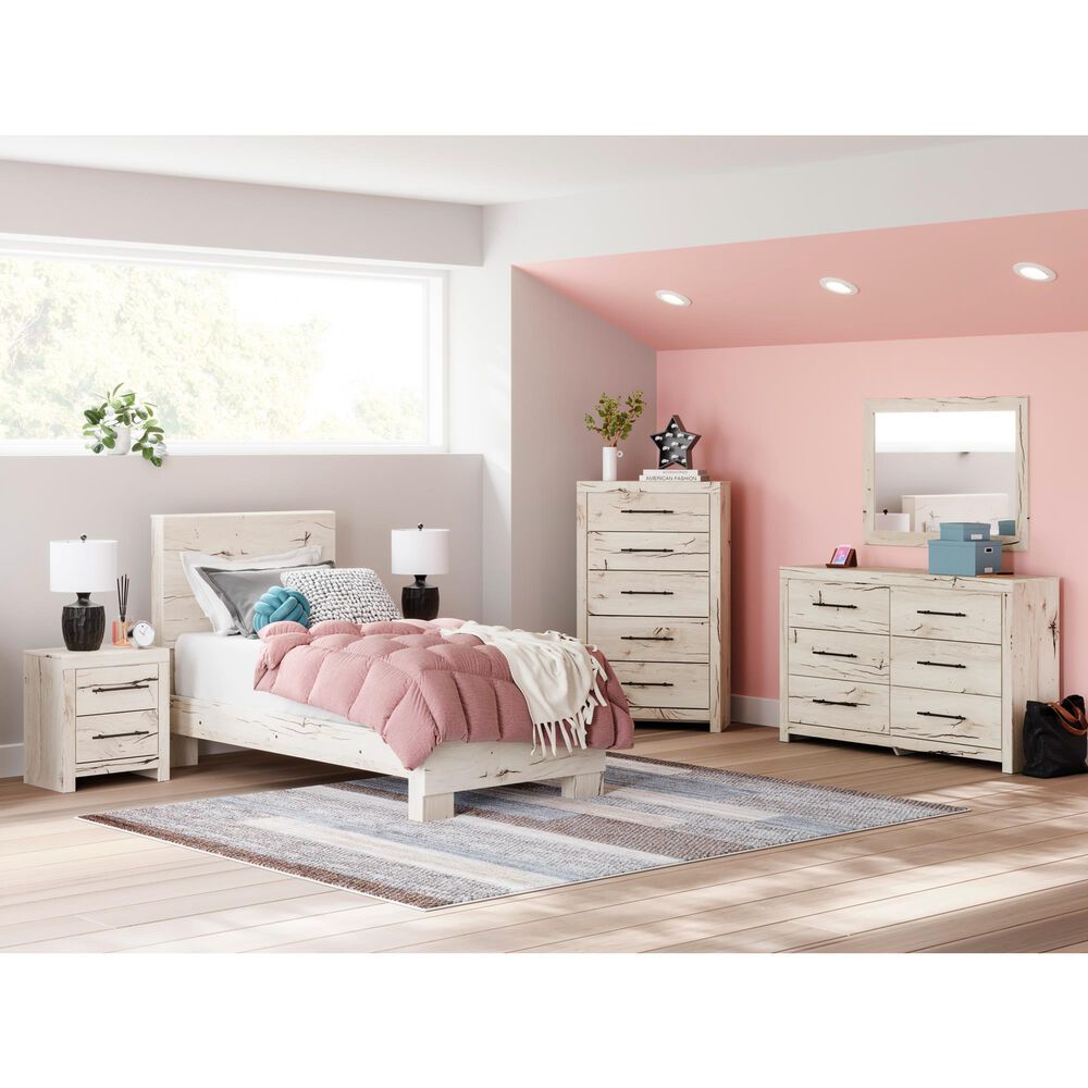 Ashley Lawroy 5-Drawer Chest in Light Natural, , large