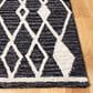 Safavieh Micro-Loop MLP157H 3" x 5" Charcoal and Ivory Area Rug, , large