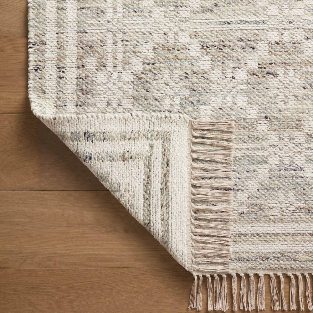Angela Rose Rivers 2&#39;3&quot; x 3&#39;9&quot; Lagoon and Ivory Area Rug, , large