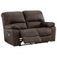 Ashley Leesworth 3-Piece Power Reclining Living Room Set in Dark Brown, , large
