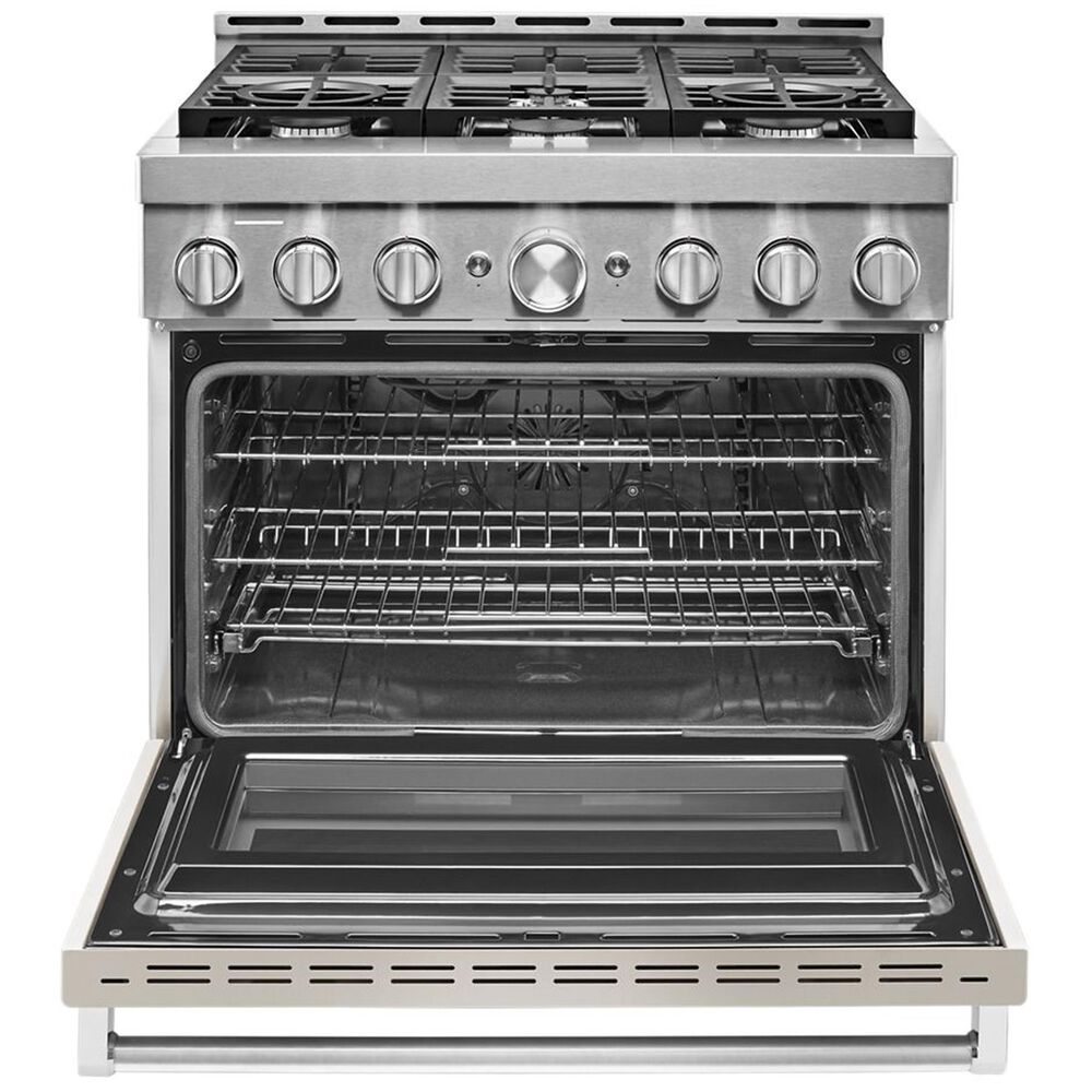 KitchenAid 5.1 Cu. Ft. Freestanding Gas Range with 6 Burners in Milkshake, , large