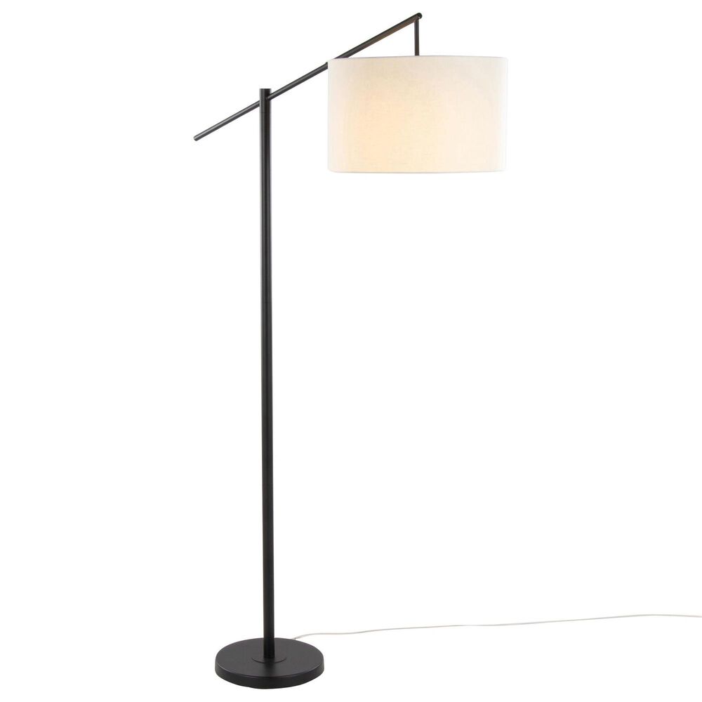 LumiSource Casper Floor Lamp in Matte Black, , large