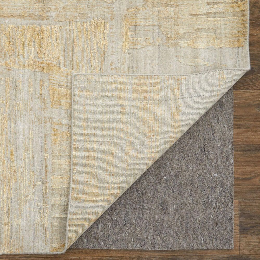 Feizy Eastfield 2&#39; x 3&#39; Yellow, Ivory and Gold Runner, , large