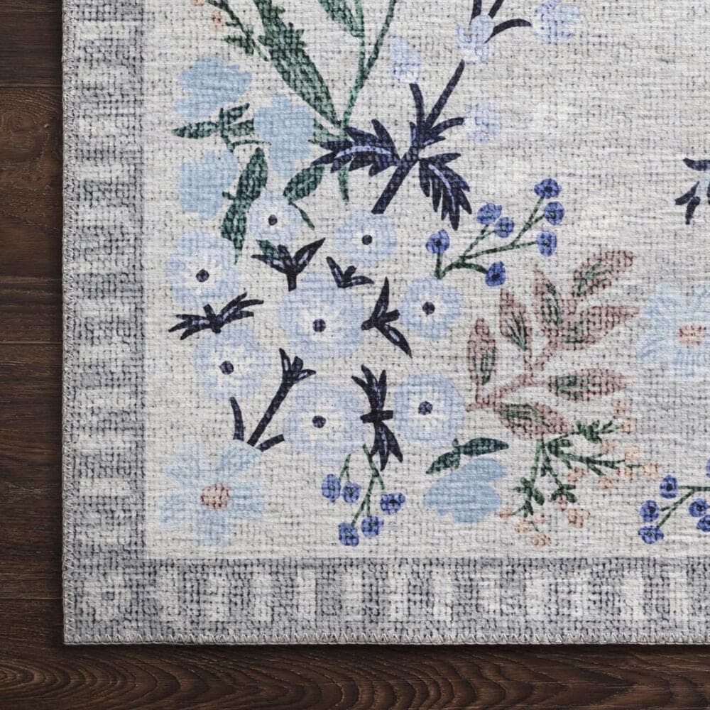 Rifle Paper Co. x Loloi Palais PAL-03 3&#39;9&quot; x 5&#39;9&quot; Stone and Grey Area Rug, , large