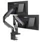MSI Dual Monitor Mounting Arms in Matte Black and Painted Gray, , large