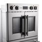 Forno Gallico 30" Double Electric Wall Oven with French Door in Stainless Steel, , large
