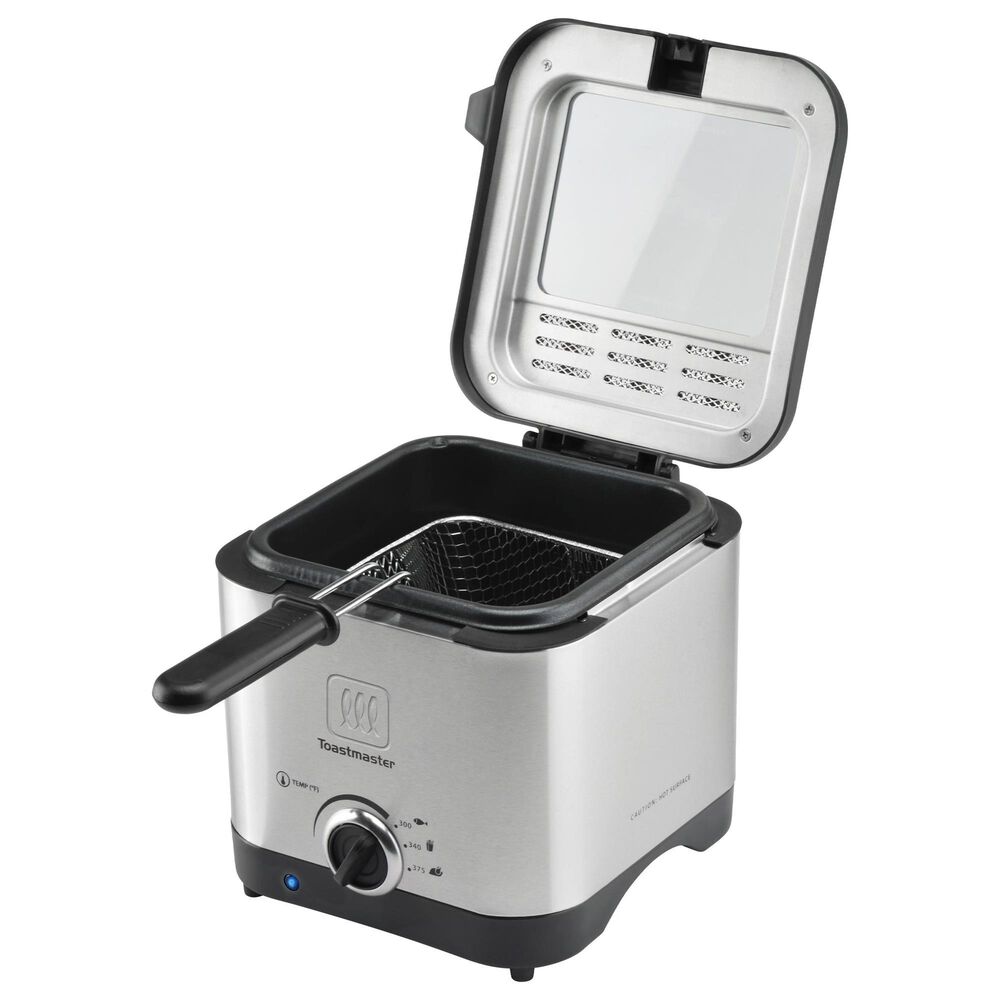 Toastmaster 1.5L Deep Fryer in Black and Stainless, , large
