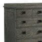 Hawthorne Furniture Oak Park 12 Drawer Dresser in Pewter, , large