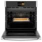 GE Profile 2-Piece Kitchen Package with Stainless Steel 30" Smart Built-In Convection Single Wall Oven with CookCam and Black 36" Induction Cooktop, , large