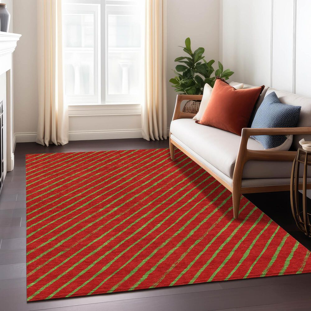 Dalyn Rug Company Wonderland WN27 5&#39; x 7&#39;6&quot; Merlot Indoor/Outdoor Area Rug, , large