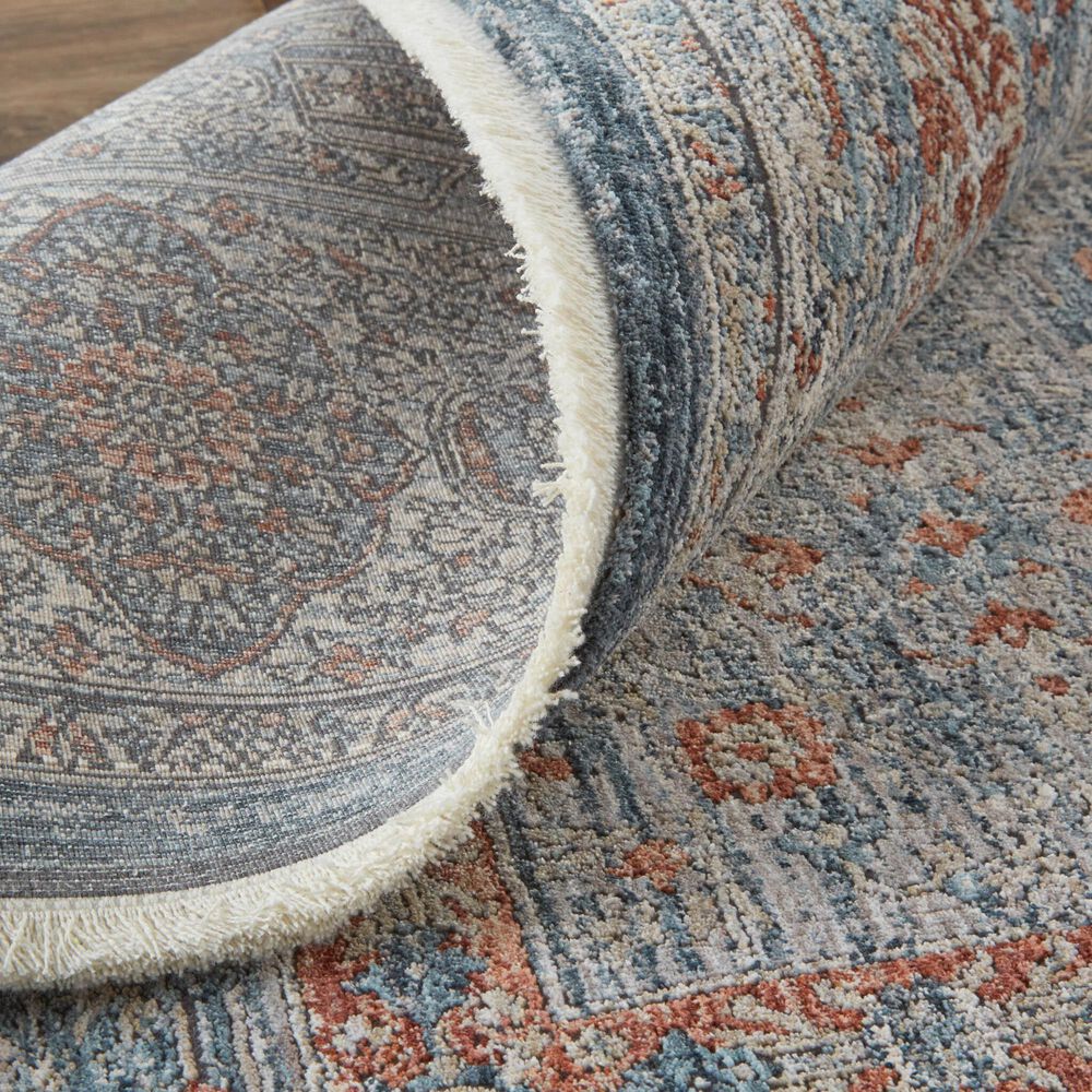 Feizy Marquette 6&#39;7&quot; x 9&#39;10&quot; Blue Area Rug, , large