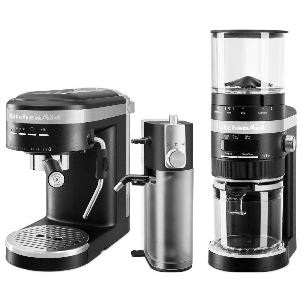 KitchenAid Milk Frother Attachment in Black Matte Nebraska Furniture Mart